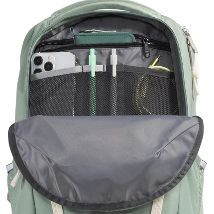 THE NORTH FACE Women's Vault Everyday Laptop Backpack | Water Repellent Commuter Travel Bag, Spacious Main Compartment, Slate Moss/White Dune, One Size, Vault Everyday Laptop Backpack | Commuter