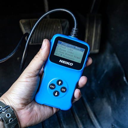 NEIKO 40500A Escáner OBD2 para coche, decodificador de códigos, lector y borrador de luz de motor, diagnóstico automotriz, lectura y borrado de códigos de emisión y avería 9, lector de códigos, herramienta de diagnóstico de escáner OBD2