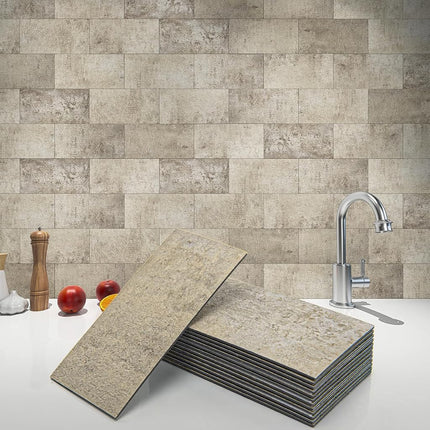 Art3d 102-Piece Peel and Stick Wall Tile for Kitch