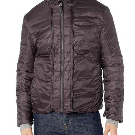 Cole Haan Men's Pressed Melton 3-in-1 Topper Jacket With Removable Bib, black, Large