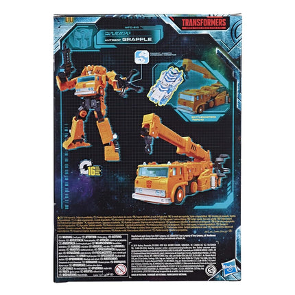 Transformers Toys Generations War for Cybertron: Earthrise Voyager WFC-E10 Autobot Grapple Action Figure � Children Aged 8 and Up, 17.5-cm