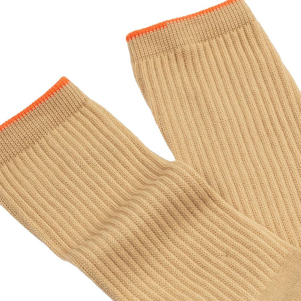 Skechers Men's 6 Pack Work Crew Socks, Sand, 9-13 UK