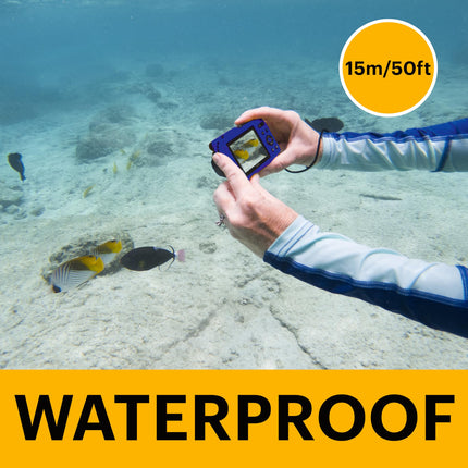 KODAK Pixpro WPZ2 - 16M Pixel Compact Digital Camera, Waterproof to 15m, Shockproof, 720p Video, 2.7" LCD Screen - Li-ion Battery, Blue