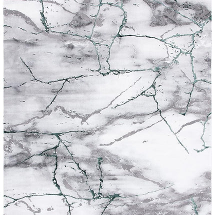 Alfombra Safavieh Craft Collection CFT877Y Moderna Abstracta, 2' 7" x 5', Gris/Verde