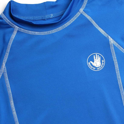 Camisa de natación Body Glove para niños - Protección solar UPF 50+, de secado rápido, manga larga, protector contra erupciones para niños y jóvenes (5-14 años), manga larga azul real, talla 12