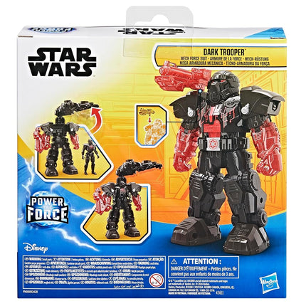 STAR WARS Epic World of Action Dark Trooper Mech Force Suit, 6.5-Inch Mech Suit & 4-Inch Action Figure, Toys for Boys & Girls Ages 4+