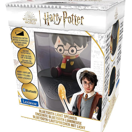 Lexibook - Warner Harry Potter Loudspeaker, Luminous Figure, 5.0 Bluetooth, USB/USB Type C Port, BTD80HP