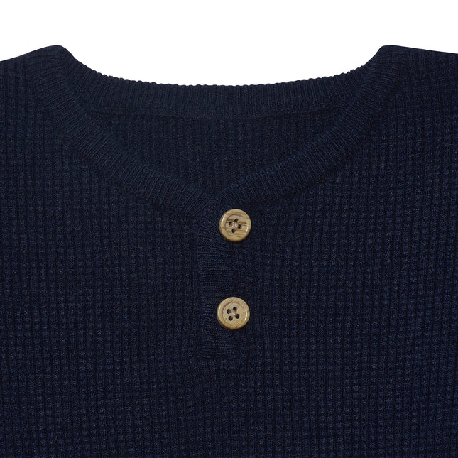 Pull Henley Gerber pour bébés et tout-petits garçons, bleu, 18 mois
