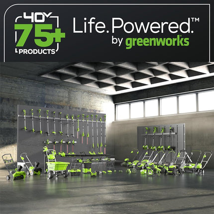Greenworks 40V 16-Inch Brushless (Attachment Capable) Cordless String Trimmer (Gen 2), 4.0Ah Battery and Charger Included