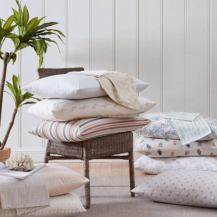Tommy Bahama Sheet Set-100, Crisp & Cool, Lightweight & Moisture-Wicking Bedding, Cotton, Off the Grid Green/Blue/White, Queen