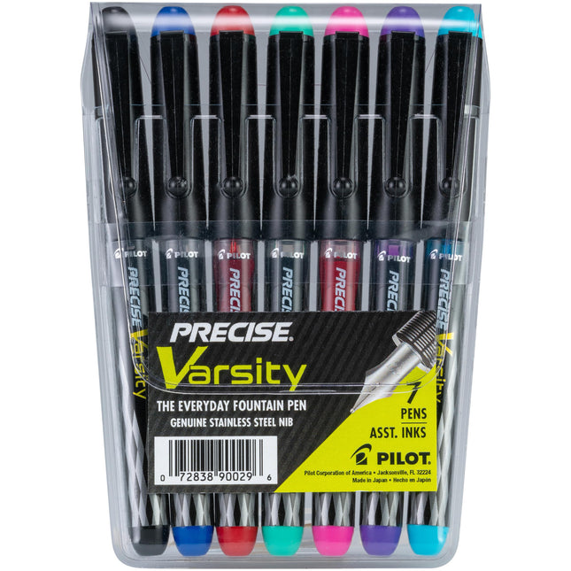 Pilot Varsity Disposable Fountain Pens, 7-Pack Pou