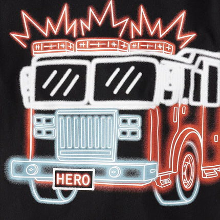 T-shirts graphiques à manches courtes pour garçons The Children's Place avec véhicules, lots multiples, camion de pompiers/vélo/puissance maximale, très petit