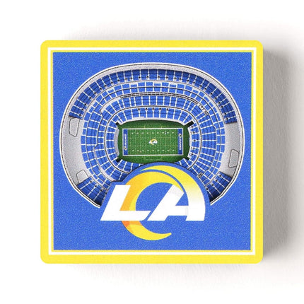 YouTheFan NFL Los Angeles Rams 3D StadiumView Magnets - SoFi Stadium