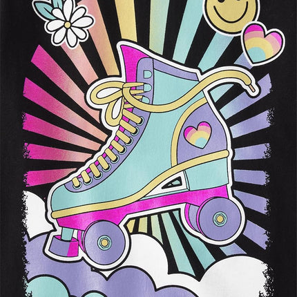 The Children's Place Girls' Kindness, Love, Equality Short Sleeve Graphic T-Shirts,multipacks, Skate/Butterfly/Dream/Be Kind, X-Small