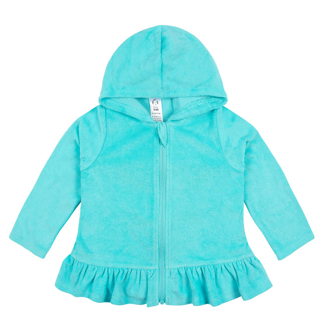 Gerber Baby Girl's Toddler Zipper Hoodie Terry Swi