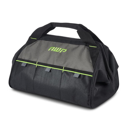 AWP 15-in Zippered Wide Opening Tool Bag | 3 Exterior Pockets For Tool Organization