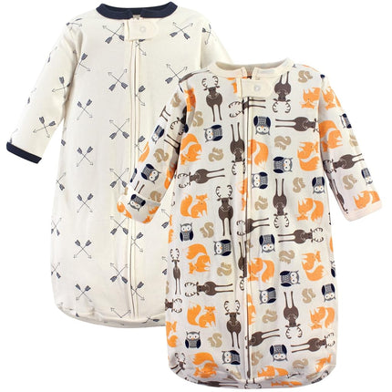 Hudson Baby Unisex Baby Cotton Long-Sleeve Wearabl