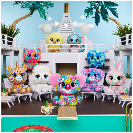 GUND P.Lushes Designer Fashion Pets Angie Springs Koala de peluche de primera calidad, rosa y azul, 15 cm