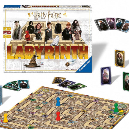 Ravensburger - Harry Potter Labyrinth Board Game for Kids & Family, Strategic Maze Challenge, 2-4 Players, Great Birthday Gift