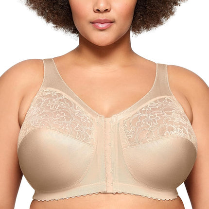 Glamorise MagicLift Front-Closure Support Wirefree