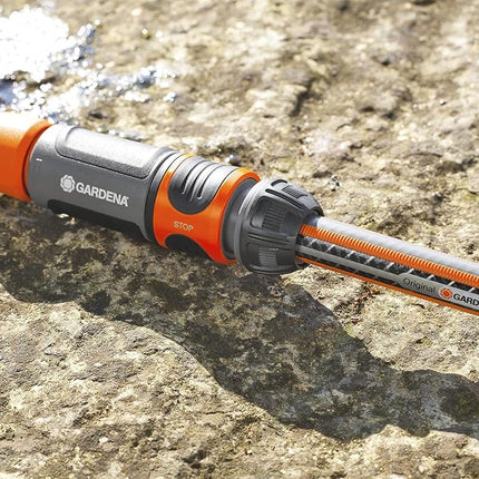 Gardena Cleaning Nozzle: Water Nozzle with infinitely Adjustable Jet, for Cleaning and Spraying, Water Stop, Frost Protection, Packaged (18300-20)