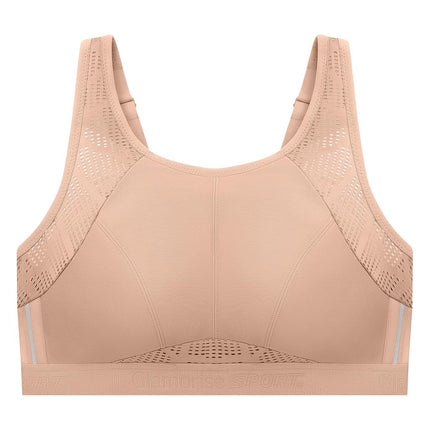 Glamorise No-Sweat Mesh Sports Wirefree Bra 1068 (Women's & Women's Plus)