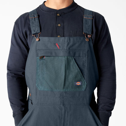 Dickies Womens Women�s Relaxed Fit Waxed Canvas Bib OverallsBIBS, Airforce Blue, X-Small