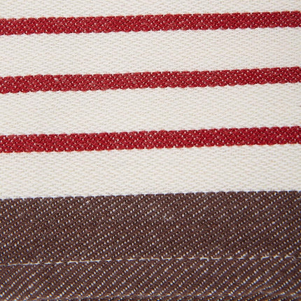 DII Decorative Embellished Dish Towel Set, Cotton, Harvest Stripe, 18x28