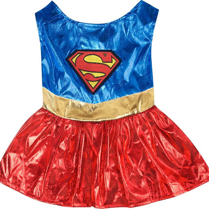 DC Comics Pet Costume, Supergirl, Large, Neck to Tail 22", Chest 23"