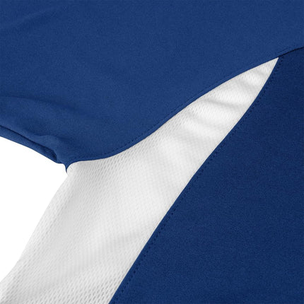 Camiseta de Béisbol CHAMPRO Top Spin de Poliéster Ligero, Talla Adulto Grande, Azul Royal, Blanca