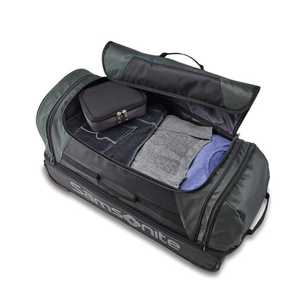 Samsonite Unisex-Adult Andante 2 Boxed Wheeled Duffel 22 Rolling, Black, One Size