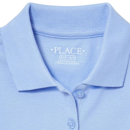 Polo piqué à manches longues The Children's Place pour filles, Daybreak Single, TG