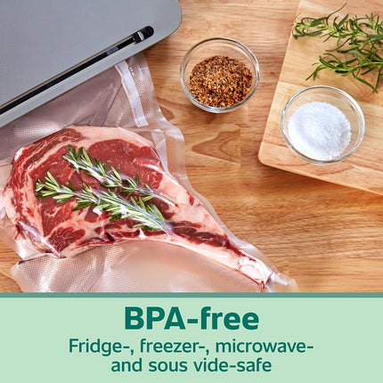 FoodSaver Heavy-Duty Vacuum Seal 8 x 20' Roll, 6-Pack, Ideal for Food Storage and Sous Vide Cooking