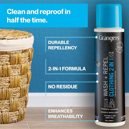 Grangers Wash + Repel Clothing 2 in 1