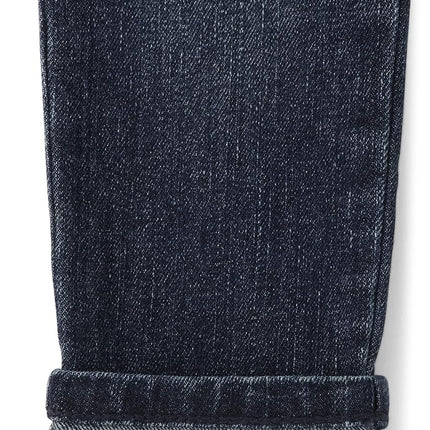 Gymboree Boys' and Toddler Pull on Denim Jeans, Dark Blue Indigo, 12