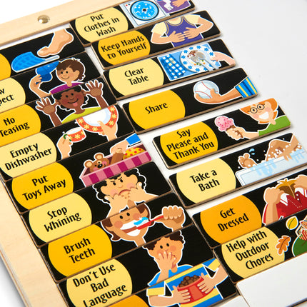 Melissa & Doug Flair Gráfico magnético de responsabilidad, multicolor, 3789