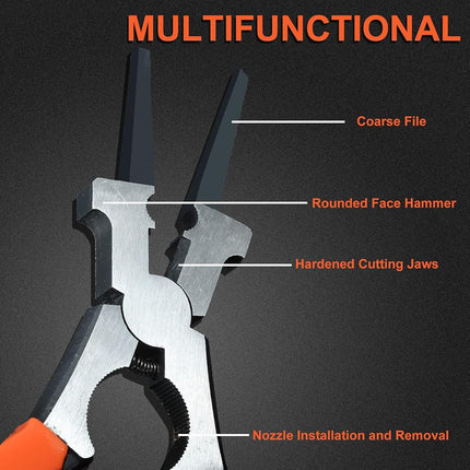 SPEEDWOX MIG Welding Pliers 9 Inch, MIG Core Pliers, Welding Tools for Scraping Spatter Gripping Drawing Wire Nozzle Tip Removal Install