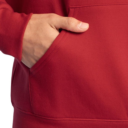 Fruit of the Loom Men's Eversoft Fleece Hoodies, Full Zip, Moisture Wicking & Breathable, Sizes S-4x Hooded Sweatshirt, Red Pullover, S