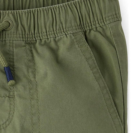 Gymboree Pantalons de jogging à enfiler pour garçons et tout-petits, Cinnamon, 7