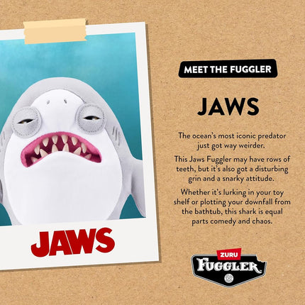 Fuggler JAWS Funny Ugly Monster Plush 9" by ZURU – Officially Licensed Movie Collectible Soft Toy – Funny for Dad, Novelty Gift for Him, Movie Fan Gag Gift, Quirky Desk Plush