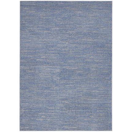 Nourison Essentials 4' x 6' Blue/Grey Outdoor Indo