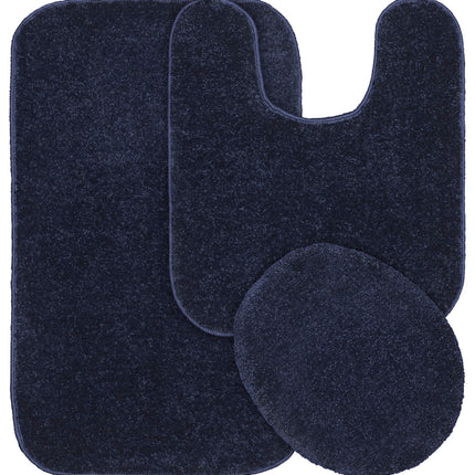 Garland Rug Gramercy 3 Piece Washable Bathroom Rug