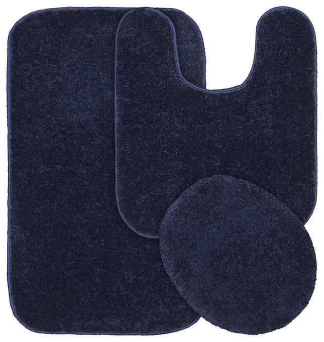 Garland Rug Gramercy 3 Piece Washable Bathroom Rug