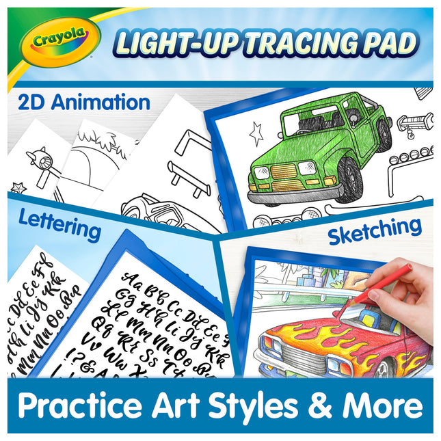 Crayola Light Up Tracing Pad Blue