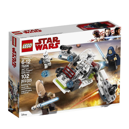 LEGO Star Wars Jedi & Clone Troopers Battle Pack 75206 Building Kit (102 Piece)