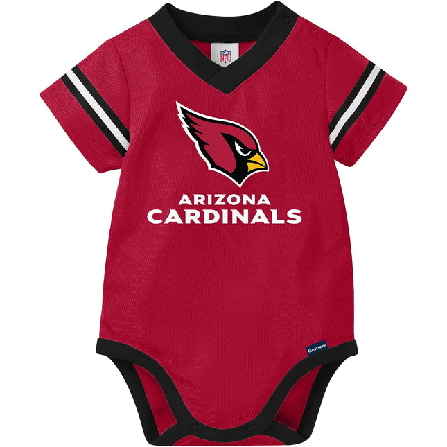 Gerber Unisex Baby Standard NFL Jersey Onesie Bodysuit, Team Color, 18 Months