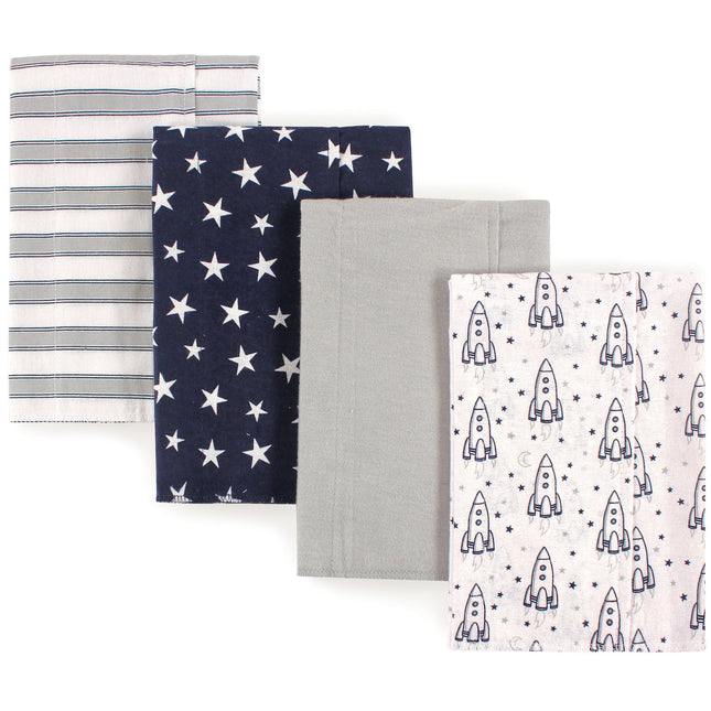 Hudson Baby Unisex Baby Cotton Flannel Burp Cloths