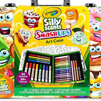 Crayola Silly Scents Mini Inspiration Art Case Coloring Set, Gift for Kids Age 4+