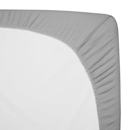 American Baby Company 3 Piece 100% Cotton Jersey Knit Fitted Crib Sheet for Standard Crib and Toddler Mattresses, Grey Star/Zigzag, for Boys and Girls(Pack of 1)