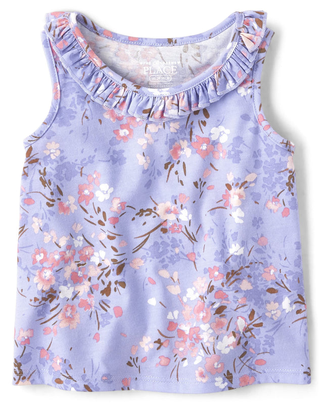 The Children's Place Baby Toddler Girls Ruffle Tan